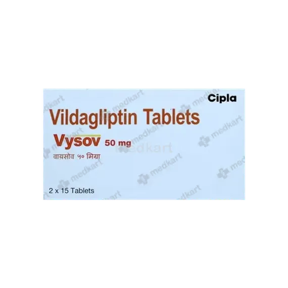 vysov 50mg tablet 15's